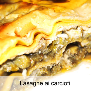 ricetta lasagne ai carciofi