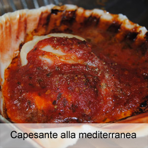 Ricetta capesante alla mediterranea con pomodoro fresco