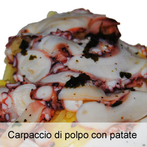 La ricetta del carpaccio di polpo con patate
