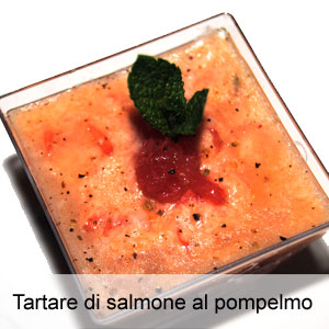 ricetta tartare di salmone con pompelmo