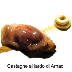 La ricetta delle castagne al lardo