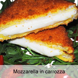 ricetta mozzarella in carrozza campania