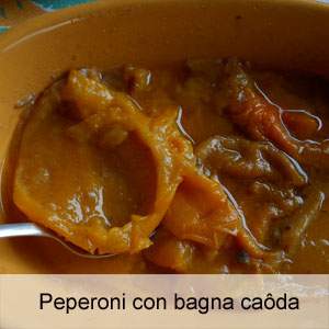 ricetta peperoni in bagna caoda