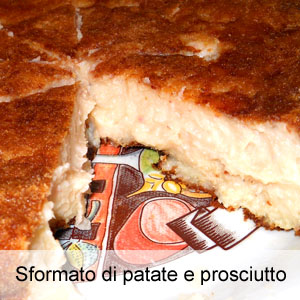 ricetta sformato di patate e prosciutto