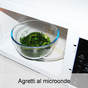 ricetta agretti al microonde