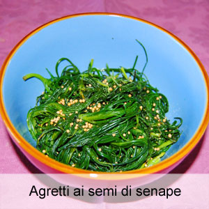 ricetta agretti ai semi di senape