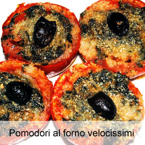 ricetta pomodori al forno veloci