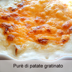 ricetta purè purea gratinato al forno