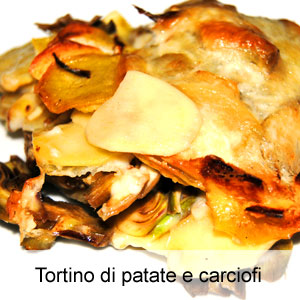 ricetta contorno patate carciofi