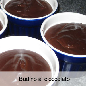 ricetta budino al cioccolato