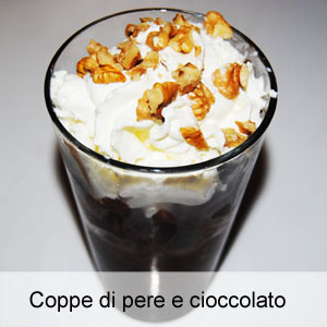 ricetta cioccolata con le pere