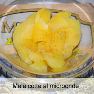 ricetta mele cotte nel forno a microonde