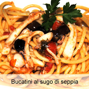 ricetta pasta al sugo di seppie