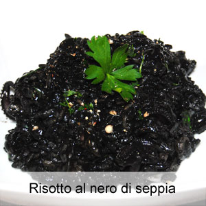 ricetta risotto nero con seppie