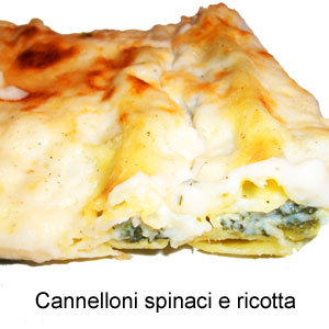 ricetta cannelloni con spinaci e ricotta di bufala