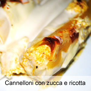 ricetta cannelloni con zucca e ricotta