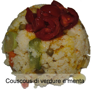 ricetta couscous con verdure e menta