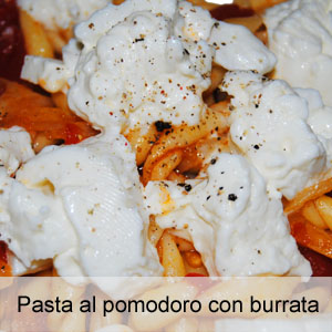 ricetta pasta al pomodoro fresco con burrata