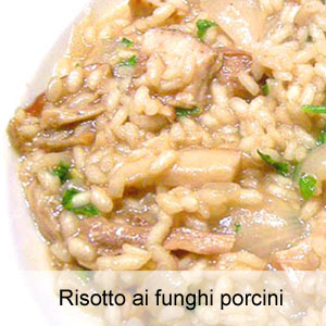 ricetta risotto funghi porcini