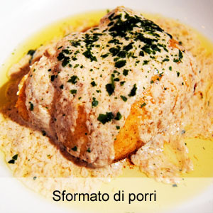 ricetta sformato di porri