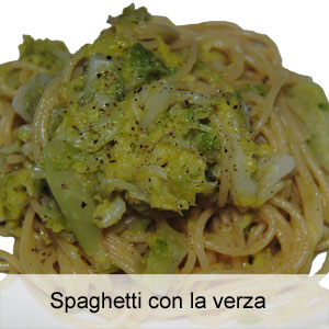 ricetta pasta con la verza