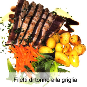 ricetta filetti di tonno fresco alla griglia