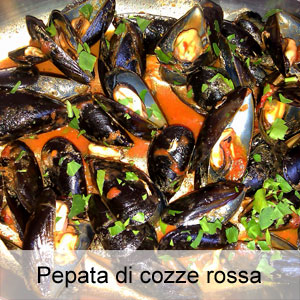 ricetta pepata di cozze con pomodoro fresco