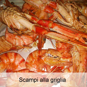 ricetta scampi alla griglia