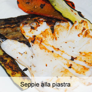 Seppie scottate alla piastra