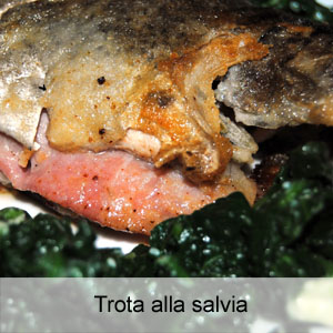 ricetta trota alla salvia