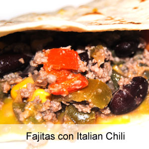 ricetta tortillas con italian chili