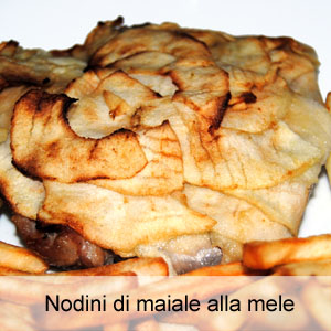 ricetta nodini di maiale con le mele