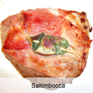 ricetta tipica saltimbocca