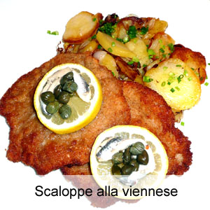 ricetta scaloppine alla viennese