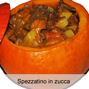 ricetta spezzatino di manzo con la zucca